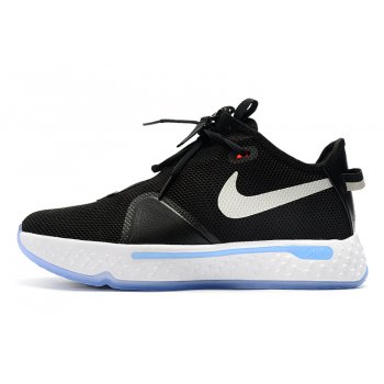 2020 Nike PG 4 Black White-Smoke Grey CD5082-001 Shoes